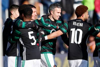 Van Persie wilde slotfase toch maar even live bekijken